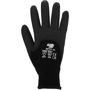ASATEX® Kälteschutz-Handschuhe, Polyamid mit schwarzer HPT®- Beschichtung, Größe 8 - 1