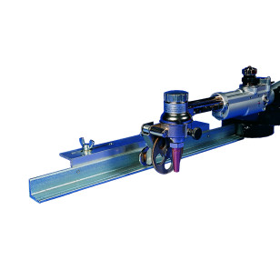 HARRIS Führungsschiene mit 2 Haftmagneten, 500 mm lang, für Handschneidbrenner HA HARRIS Führungsschiene mit 2 Haftmagneten, 500 mm lang, für Handschneidbrenner HA