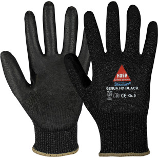 HASE Schnittfeste Montagehandschuhe Genua HD Black HASE Schnittfeste Montagehandschuhe Genua HD Black