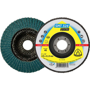 KLINGSPOR Schleifmopteller SMT 324 Extra, Zirkonrund, 10 Stück KLINGSPOR Schleifmopteller SMT 324 Extra, Zirkonrund, 10 Stück