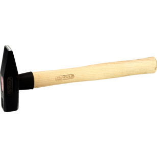 KS TOOLS Schlosserhammer mit Hickorystiel