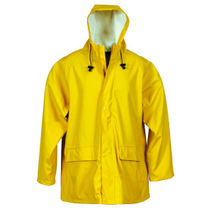 LEIPOLD PU-Stretch-Regenjacke, gelb