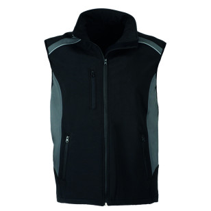 LEIPOLD LeikaTex® Softshellweste "Vesuv", schwarz/grau, Größe L LEIPOLD LeikaTex® Softshellweste "Vesuv", schwarz/grau, Größe L
