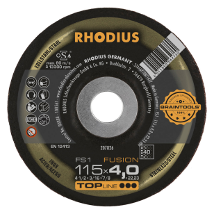 Rhodius Schruppscheibe FS1 FUSION, gekröpft Rhodius Schruppscheibe FS1 FUSION, gekröpft