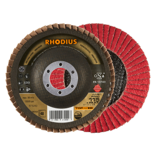 Rhodius Fächerschleifscheibe JUMBO SPEED EXT., schräg Rhodius Fächerschleifscheibe JUMBO SPEED EXT., schräg