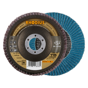 Rhodius Fächerschleifscheibe LGZ F2, gerade Rhodius Fächerschleifscheibe LGZ F2, gerade