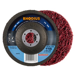 Rhodius Reinigungsvlies SVS HD, 115 x 22,23, gekröpft, 10 Stück Rhodius Reinigungsvlies SVS HD, 115 x 22,23, gekröpft, 10 Stück