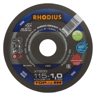 Rhodius Trennscheibe extradünn XT200 EXTENDED, gerade Rhodius Trennscheibe extradünn XT200 EXTENDED, gerade