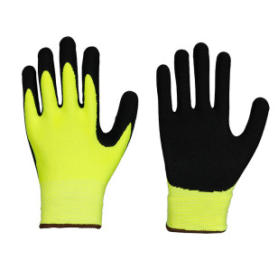 LEIPOLD Solidstar® Thermowinterhandschuhe Twin mit schwarzer Nitril-Beschichtung, VPE = 6 Paar