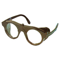 Standardbrille, Glas 50 mm Ø, splitterfrei, farblos