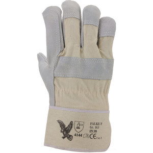 ASATEX® FALKE-V Rindspaltleder- Handschuhe, Größe 11 - 1