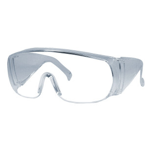Besucherbrille, Polycarbonatscheibe, über Korrekturbrille tragbar