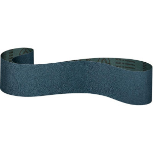 KLINGSPOR Schleifband CS 411 Y, Zirkonkorund, 75 x 2.000 mm, Korn 40, 10 Stück