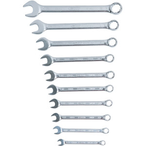 KS TOOLS CLASSIC Ringmaulschlüssel-Satz, 10-teilig, von SW 6 bis 19
