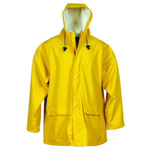 LEIPOLD PU-Stretch-Regenjacke, gelb, Größe S
