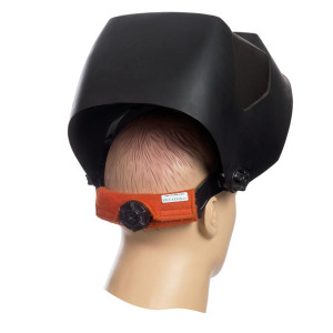 WELDAS® SWEATSOpad®, Helmpolster für Rückseite der Kopfhalterung am Schweißerhelm, 14 cm, 2 Stück/ Pack - 1