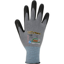 ASATEX® HIT091 Feinstrick-Handschuhe mit grauer Nitril- Mikroschaumbeschichtung, 12 Paar