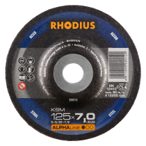Rhodius Schruppscheibe KSM, gekröpft