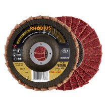 Rhodius Fächerschleifscheibe VLS, schräg