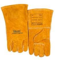 WELDAS® Golden Brown™ Schweißerhandschuhe, Rindspaltleder