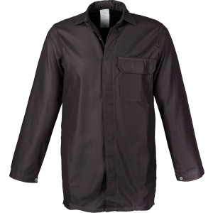 ASATEX® Flammenschutzhemd, Baumwolle 250 g/m², grau, Größe 37