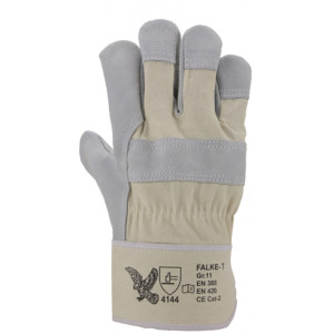 ASATEX® FALKE-T Rindspaltleder- Handschuhe, Größe 11 - 1