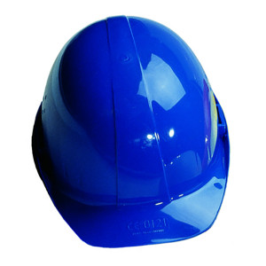 Schutzhelm nach EN 397, mit Steckschlitz für Gehör- und Gesichtsschutz, blau