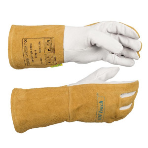 WELDAS® SOFTouch™ Schweißerhandschuhe, Ziegenleder Innenhand, Größe M - 2